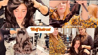 Wolf haircut karne ka tareeka:/wolf haircut tutorial/how to do Wolf haircut