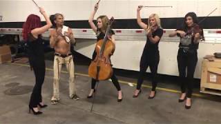 Aerosmith Vegas Backstage - Dream On with Strings