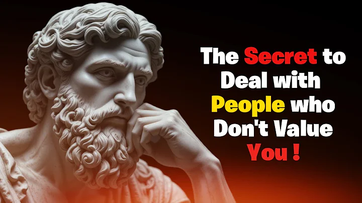 When someone doesn't value you anymore, try this simple trick and watch what happens...  Stoicism