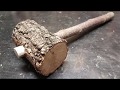 Cómo Hacer un Martillo de Madera. How to Make a Wooden Hammer. Maza