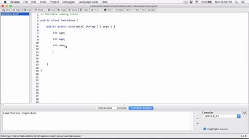 13. Variable naming rules - Learn Java