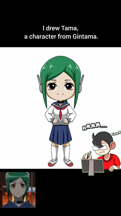 Download lagu I drew Tama, a character from Gintama.