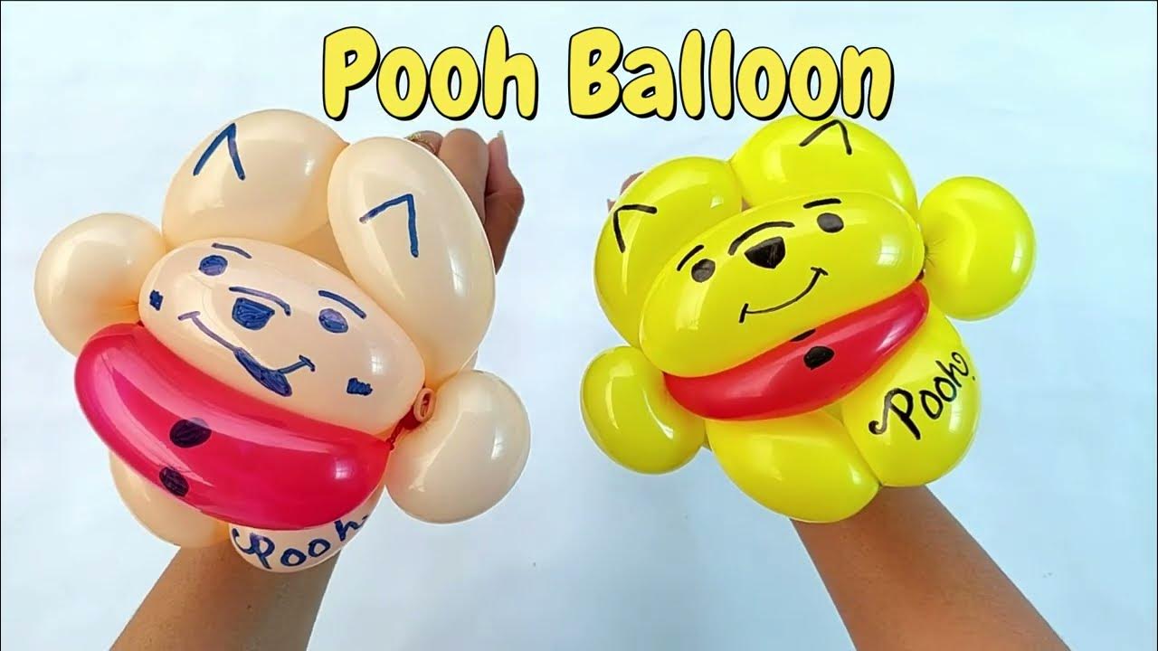 How to make balloon animal Winnie the pooh. Easy steps to make balloon