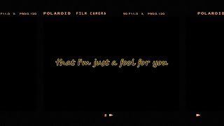 Albie - Just A Fool For You (ft. CG) | prod. Harui