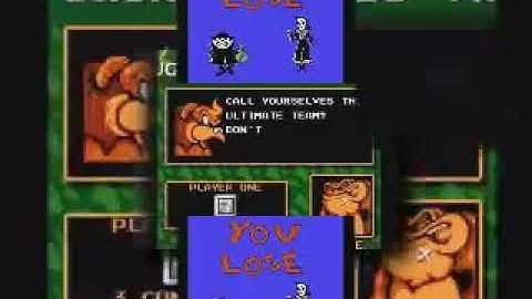 YTPMV Nintendo NES Game Over Screens 10 Minutes   001 102 V  G  O  S   Parte 1 Scan RD