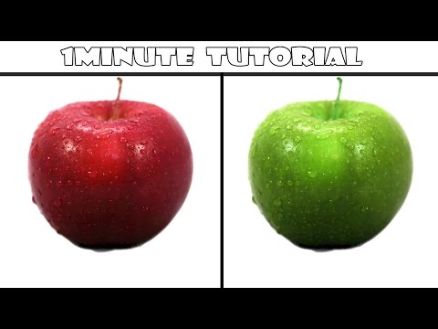 How to: Change color of any object in Photoshop CS -  Min Tutorial