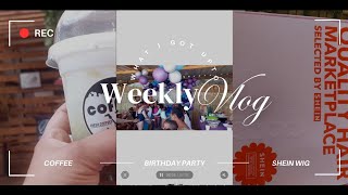VLOG: Shein wig is here | Yoh school has me in shambles | kiddiesparty | and everything in between