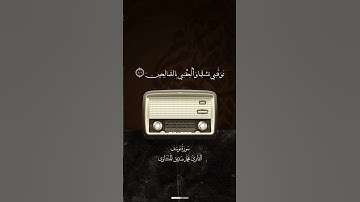 توفني مسلما و ألحقني بالصالحين - سورة يوسف - المنشاوي