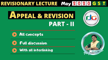 Revisionary Lecture for May 2020- Appeal & Revision (II) -   DG SIR