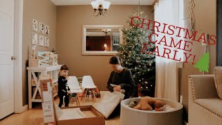 Opening Up Presents Early + Going to See Christmas Lights // Vlog