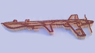 Matchstick Plane Build Amazing Matchstick Art & Experiment