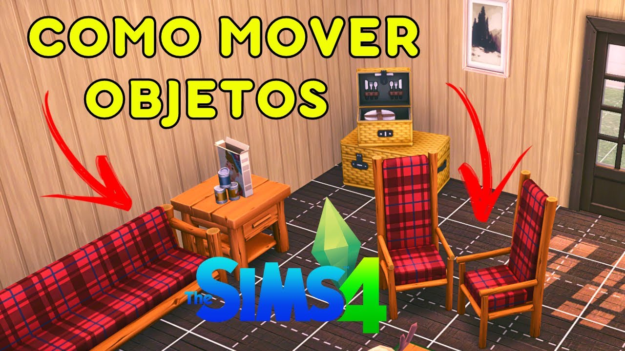 Como mover objetos para cima e para baixo no The Sims 4 ▷➡️