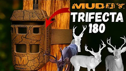 New Muddy Trifecta 180 - Cellular Trail Camera for Field Edges