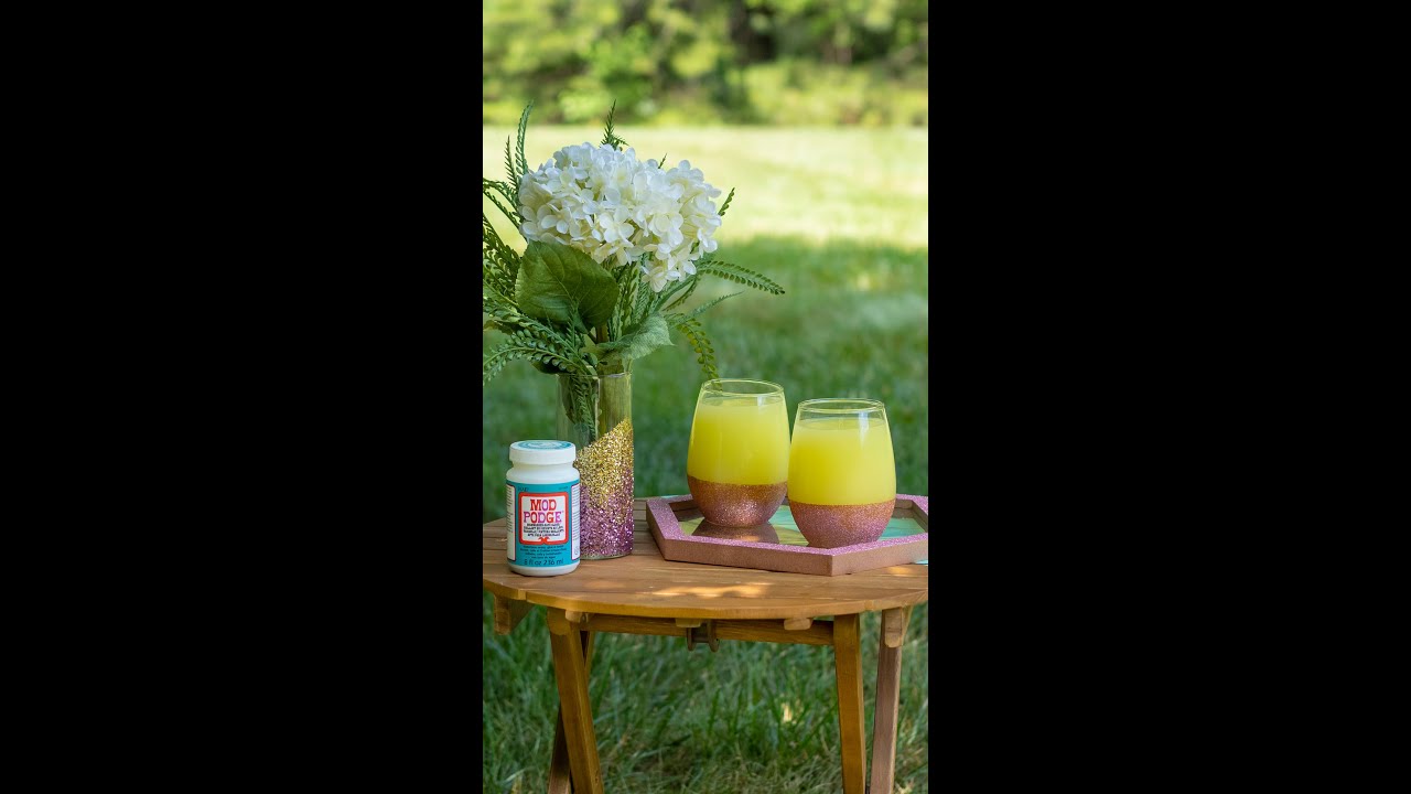 Dishwasher Safe Mod Podge Mugs and Wine Glasses 