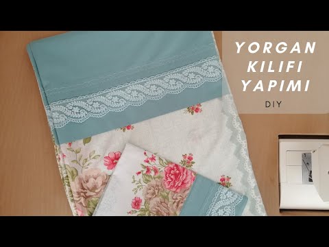 Fermuarlı Nevresim Dikimi- Çift Kişilik Nevresim Dikimi | Yorgan Kılıfı Yapımı !