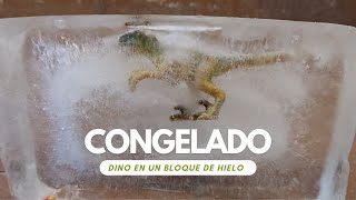 Dino CONGELADO y ATRAPADO en un BLOQUE DE HIELO | Videos de dinosaurios para niños