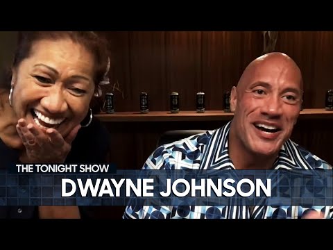 Dwayne The Rock Johnson’s Mom Serenades Jimmy with a Ukulele | The Tonight Show