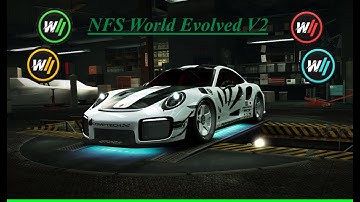 NFS World Evolved V2 daily challenge series (S class, Time attack,911 GT2 RS WEISSACH) Zone industri