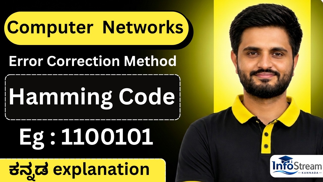 Hamming code , part 3 |Error Detection and correction| Computer Network ...