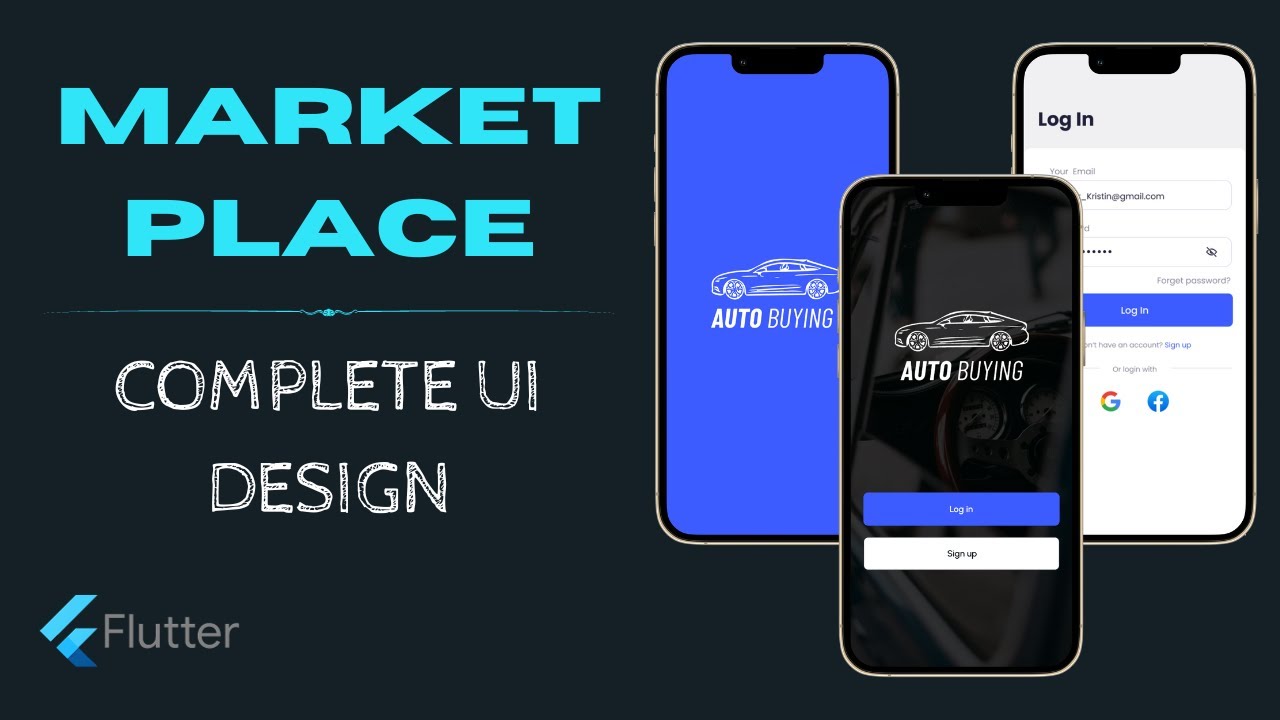 Project Setup - Auto-Marketplace App Flutter UI | Ep. 1 - YouTube