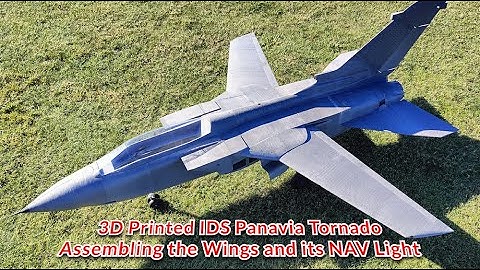 DIY 3d printed IDS Panavia Tornado Assembling Wings and its NAV Lights #Jet #printed #diy