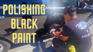 Polishing Black Paint + Interior Steam Clean