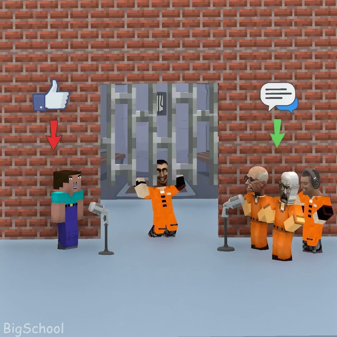 When Team Skibidi wants to open the prison door and the ending ??