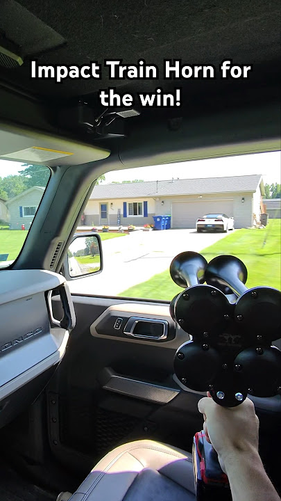 Definitely louder than a car horn!