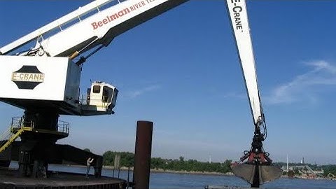 Unloading Raw Material and Stock To Silo | Ship Unloading By E-Crane |