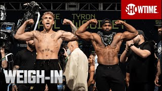 Paul vs. Woodley: Weigh-In | SHOWTIME PPV