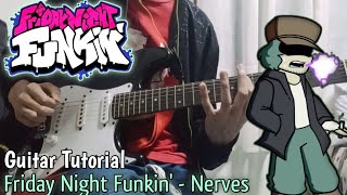 Friday Night Funkin' - Nerves Guitar Cover/Dub (w/ tutorial tabs) Garcello mod by Atsuover