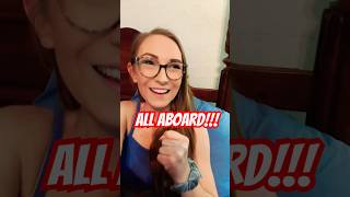 ALL ABOARD!! 😂😂  #youtubeshort #funny #lipsync #hotmessexpress #captain #allaboard #choochoo