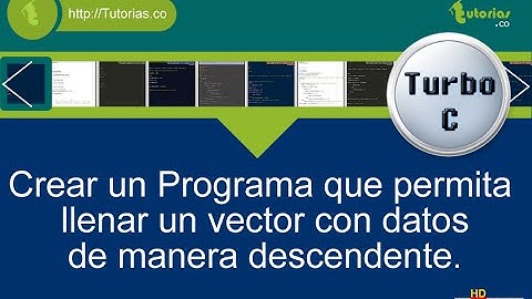 arrays – turbo C (llenar vector datos descendentemente)