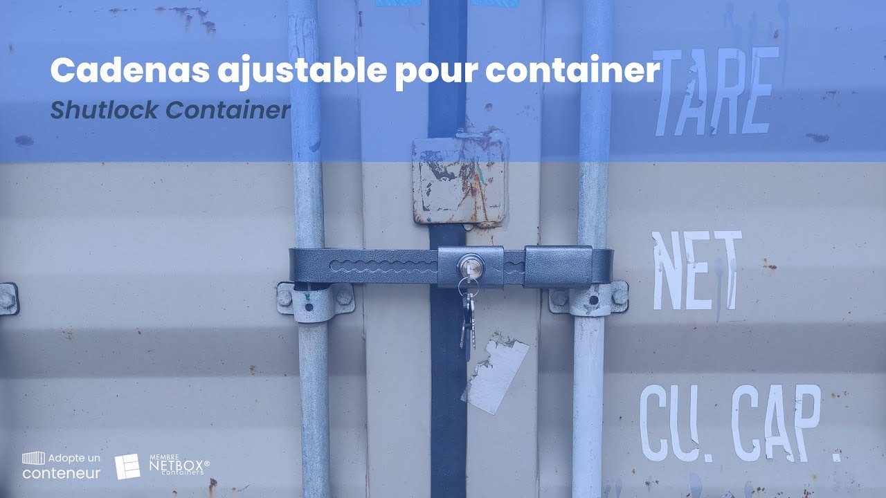 🔒 Cadenas ajustable pour container [Shutlock container] - YouTube