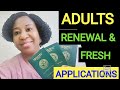 Nigerian Passport  renewals and fresh for Adults. https://youtube.com/channel/UCIjsGy_g...