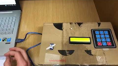 Lock Door Security System with Arduino