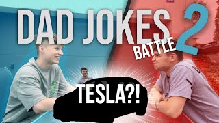 DAD JOKES BATTLE 2 - ODPLATA A KOUPIL JSEM SI TESLU?! (trest na konci videa) w/adam_skopik