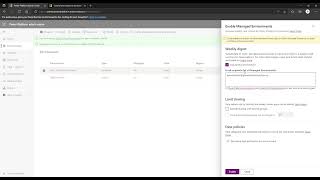 Power Platform Admin Centre - Managed Environments (Preview) Profile