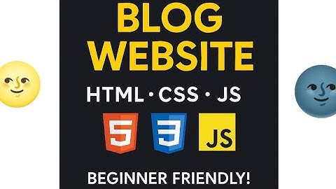 Build a Responsive Blog Website Using HTML and CSS | Complete Tutorial for Beginners