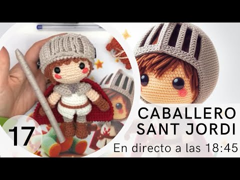 Caballero medieval o caballero sant Jordi o San Jorge  amigurumi 17 Caballero medieval o caballero sant Jordi o San Jorge  amigurumi 17