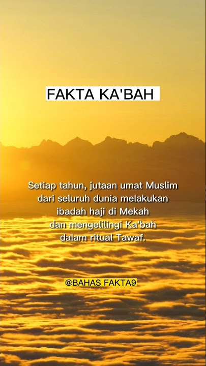 FAKTA MENGENAI KA'BAH #shorts #ka'bah #faktaka'bah