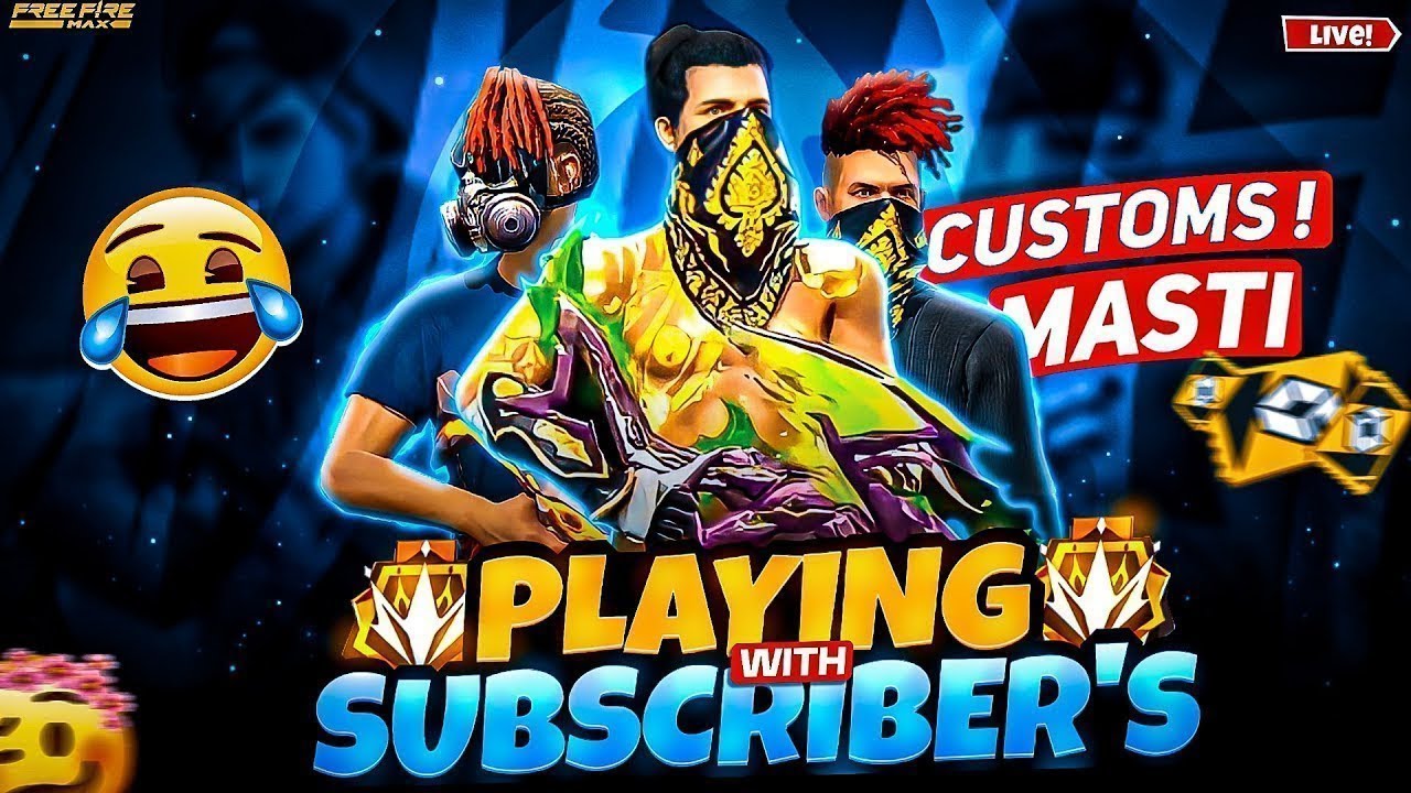 CS - Rank Push Live With Subscriber Free Fire Live Stream ff Live ...