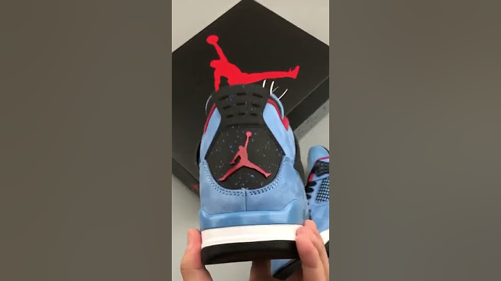 Travis Scott Cactus Jack x Air Jordan 4 Retro AJ4 Joe 4 Co-branded suede blue