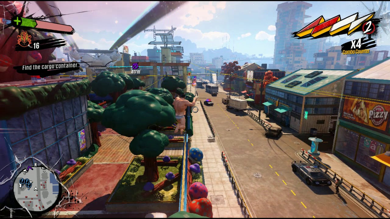 Sunset Overdrive Missions surfing to the robot factory YouTube
