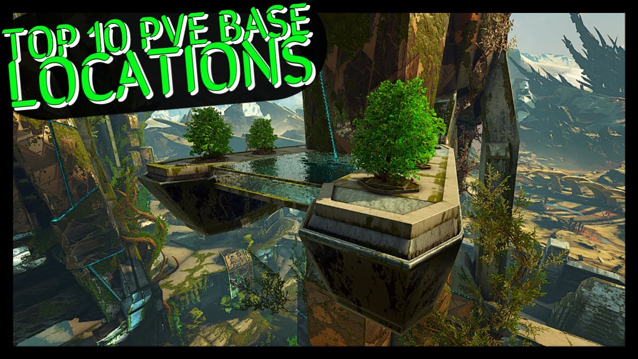Extinction TOP 10 PVE Base Locations | Ark Survival Evolved - YouTube