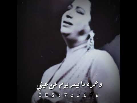 ام كلثوم عمره نايبعد يوم عن عيني حالات واتس اب