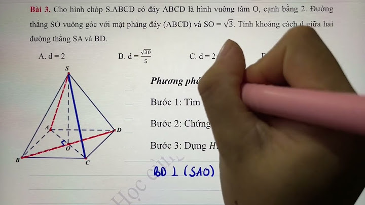 Bài tập tìm khoảng cách giữa 2 véc tơ