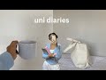 Uni diaries first week on campus  mini haul  lectures  cooking  cleaning  journaling