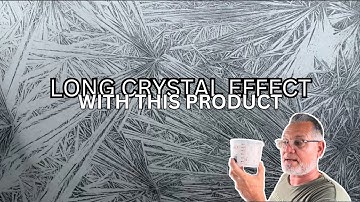 Tutorial How to Make Crystal fx - Crystal pattern painting method  Custom paint at home