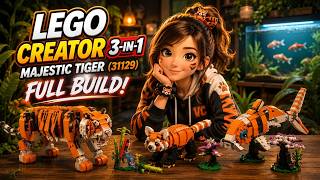 🐯🐼🐟 Building ALL 3 creations from the LEGO Creator 3-in-1 Majestic Tiger set!